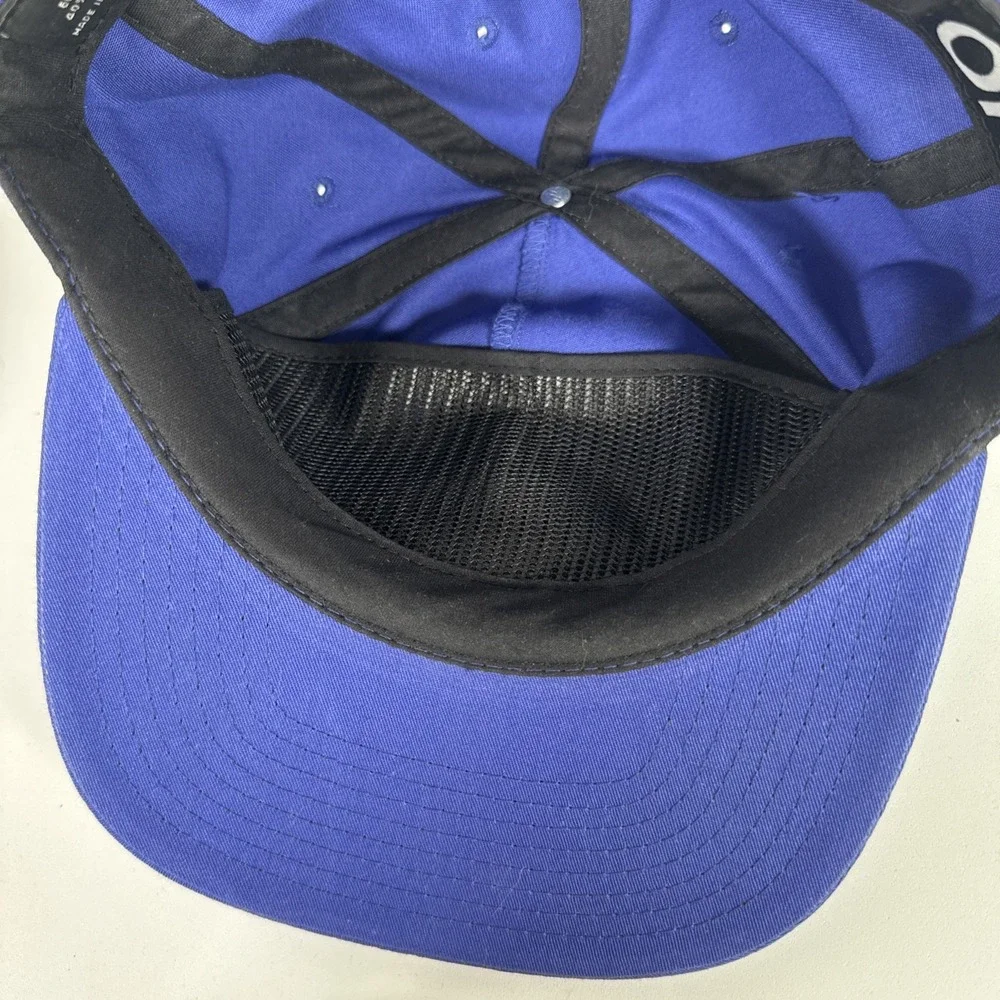 Only NY Logo Leather Patch Blue Hat Cap Adjustable‎ Snapback